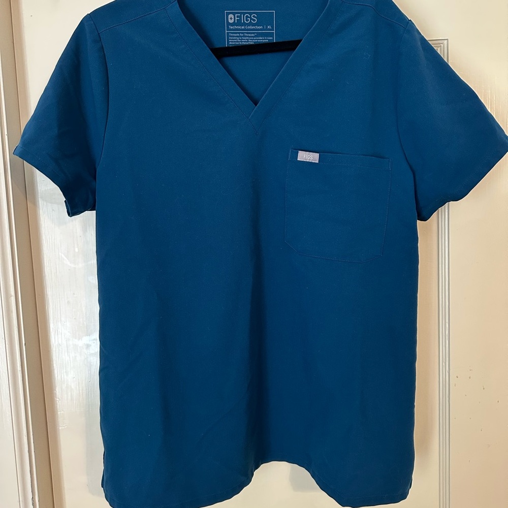 Figs women’s deep reef Catarina scrub top - XL